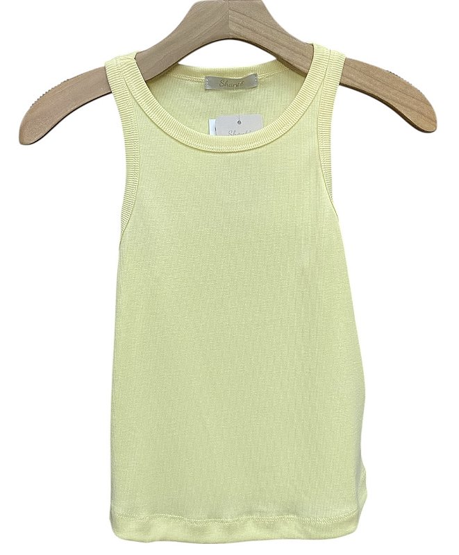 Blusa Regata Malha Rib