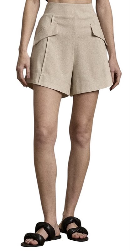 Shorts Bolso Falso Viscolinho