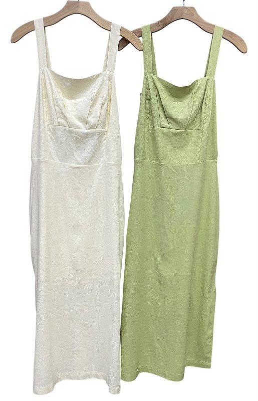 Vestido Alça Midi Viscolinho