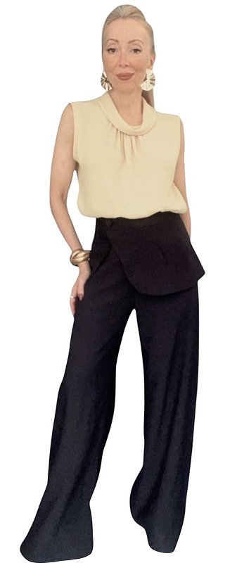 Calça Reta Viscolinho