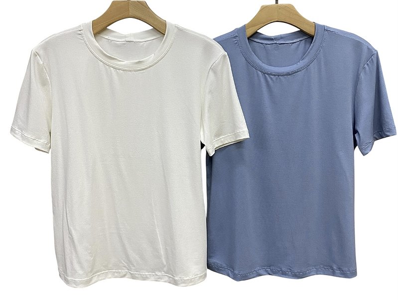 T-Shirt Manga Curta Viscomalha