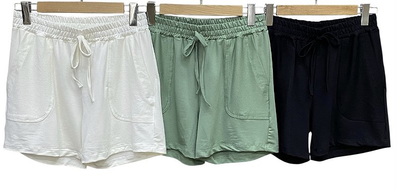 Shorts Elástico Cintura Viscomalha
