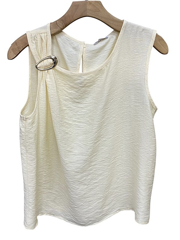 Blusa Regata Fivela Viscose