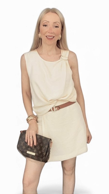 Blusa Regata Fivela Viscose