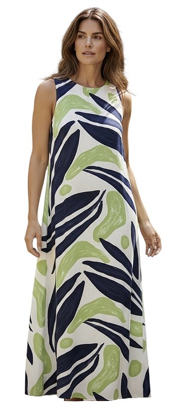 Vestido Regata Estampado Viscose