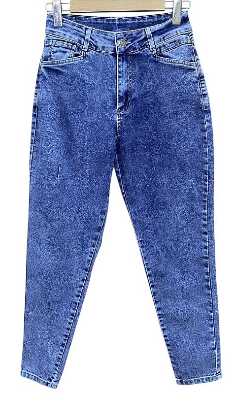 Calça Mom Cintura Alta Jeans