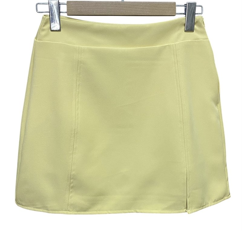 Shorts Saia Abertura Laterais Crepe