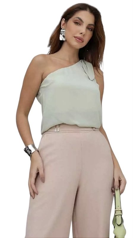 Blusa Mula Manca Laço Crepe