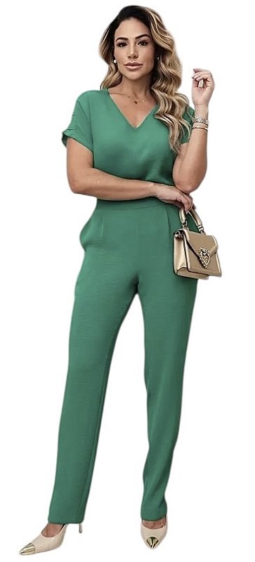 Conjunto Calça Crepe