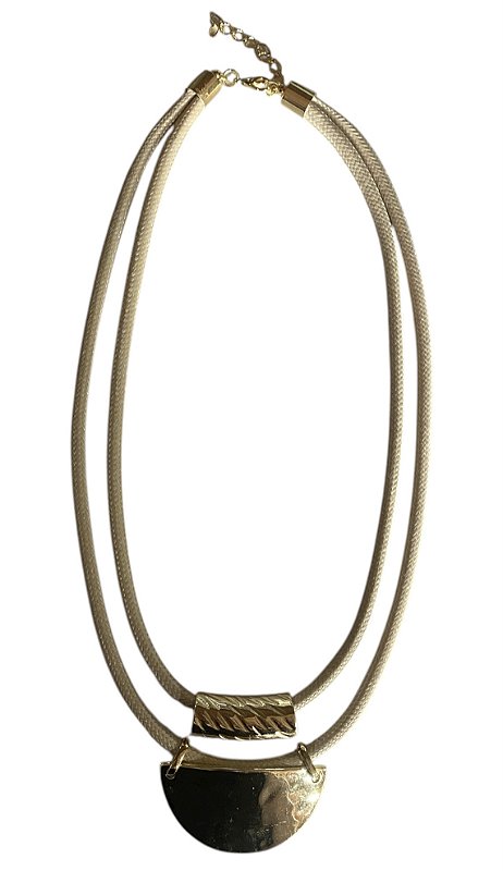 Colar Meia Lua Corda