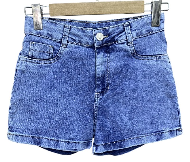Shorts Cintura Alta Jeans