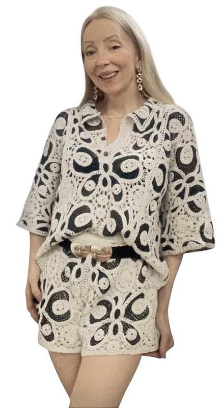Camisa Crochê
