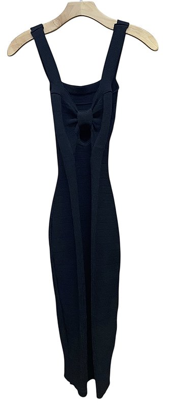 Vestido Alça Tricot