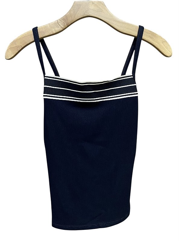 Blusa Alça Malha Rib