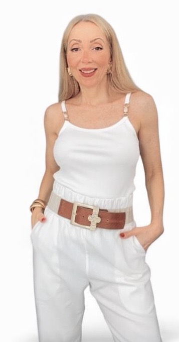 Blusa Alça Malha Rib