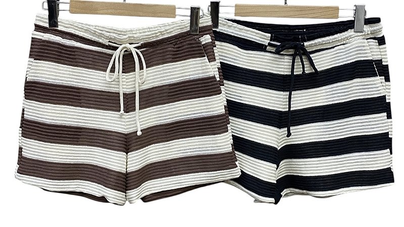 Shorts Ajuste Cintura Tricot