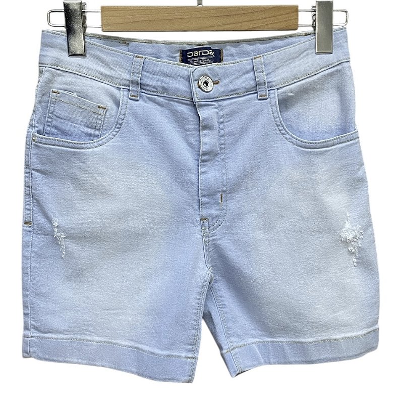 Bermuda Cintura Alta Jeans