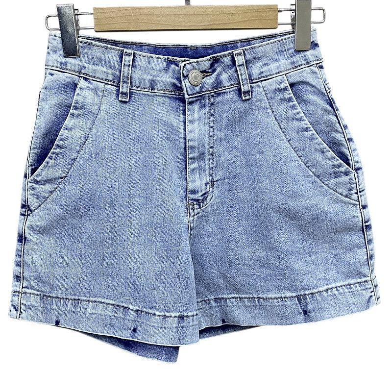 Shorts Cintura Alta Jeans