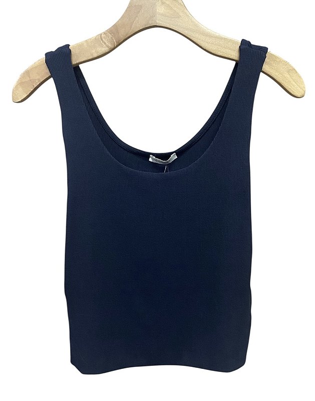 Cropped Regata Malha Rib