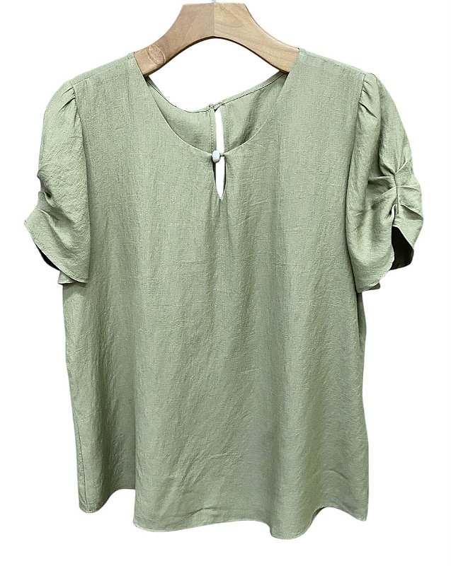 Blusa Manga Curta Viscose