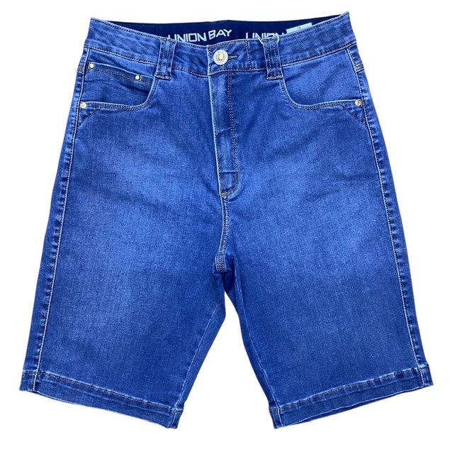 Bermuda Cintura Alta Jeans