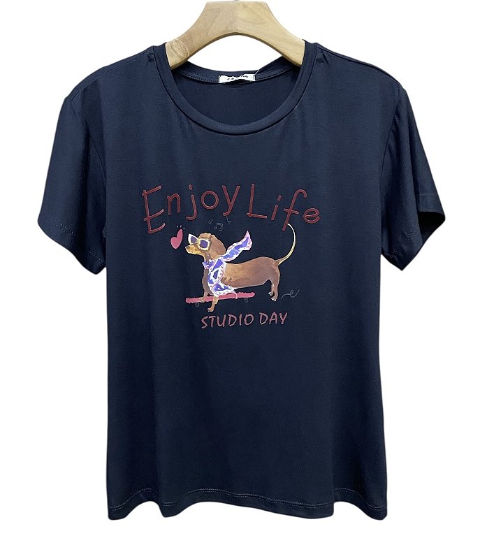 T-Shirt Enjoy Life Viscomalha