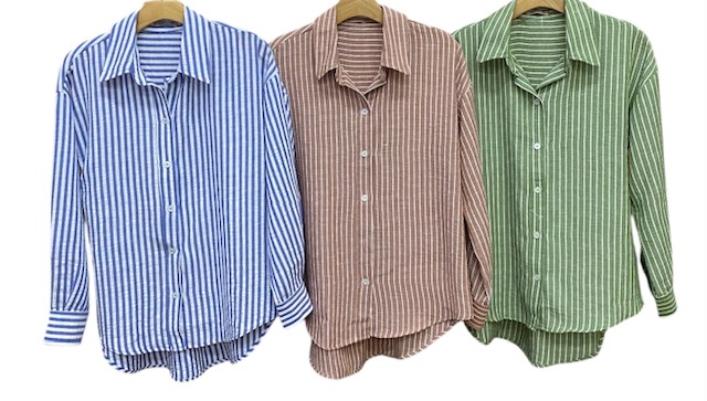 Camisa Listras Viscolinho