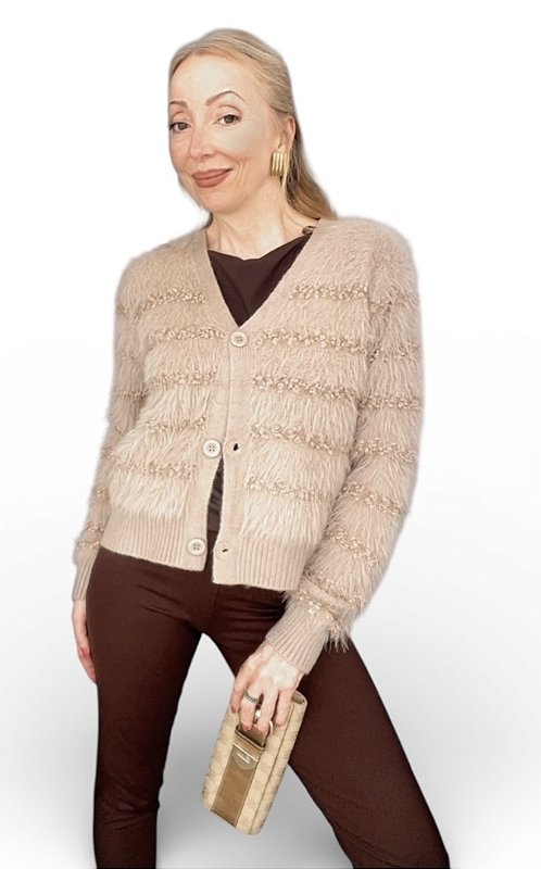 Casaco Manga Longa Angorá