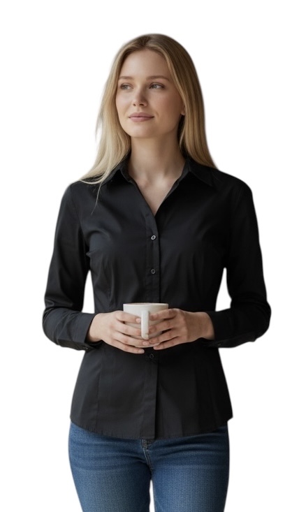 Camisa Manga Longa Viscose