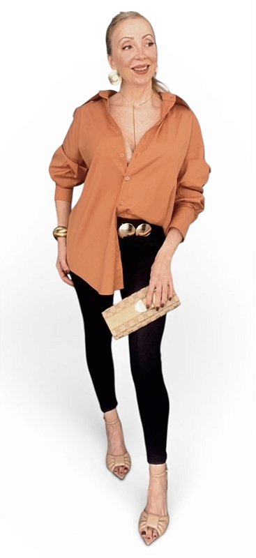 Camisa Manga Longa Viscose