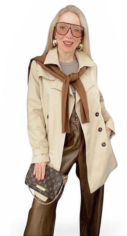 Casaco Cinto Trench Coat