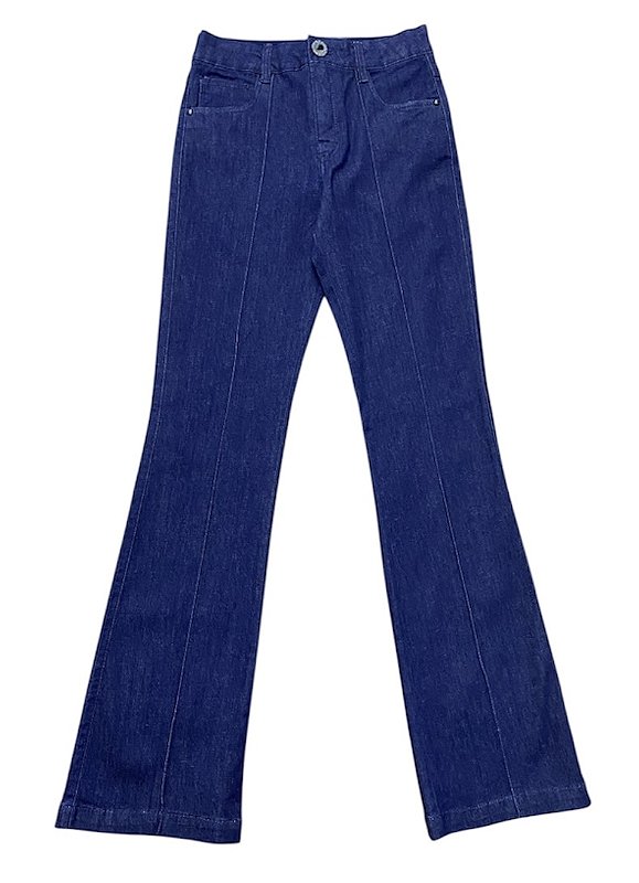 Calça Flare Cintura Alta Jeans