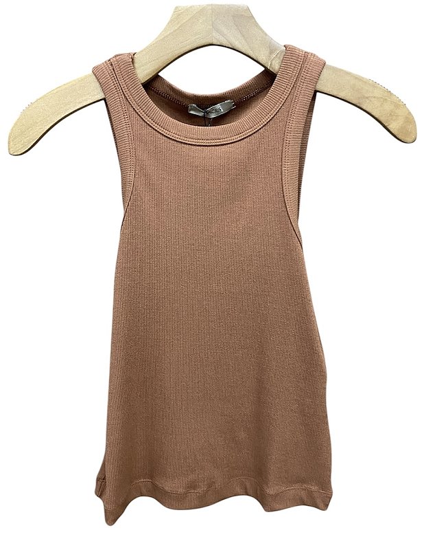 Blusa Regata Malha Rib