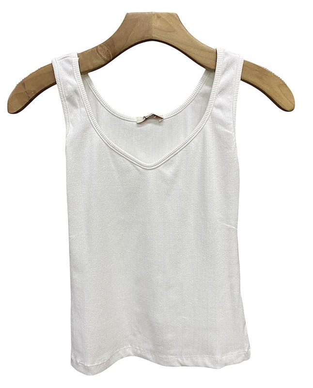 Blusa Regata Malha Rib