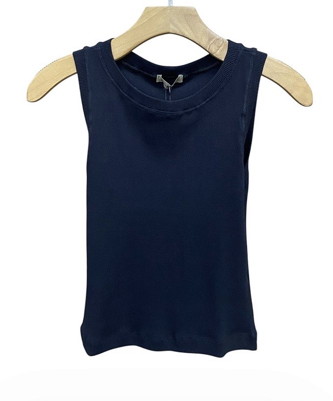 Blusa Regata Malha Rib