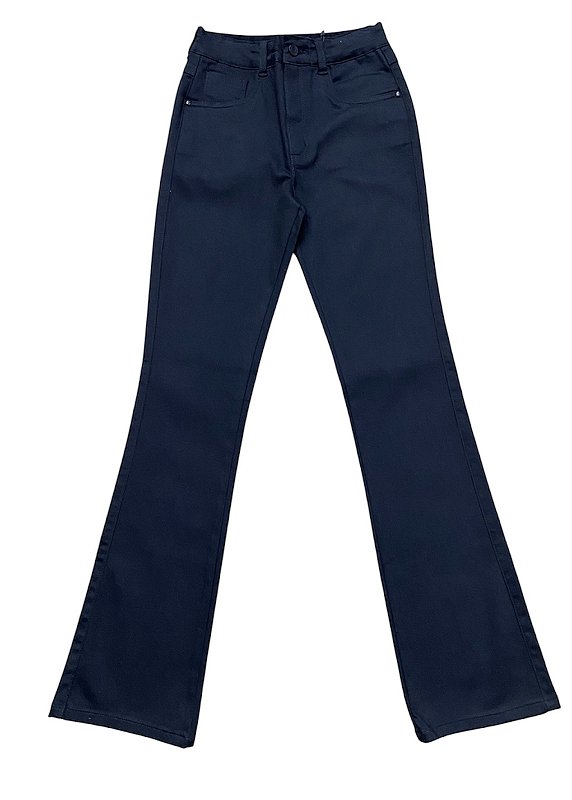 Calça Flare Cintura Alta Sarja
