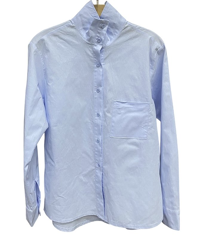 Camisa Gola Alta Algodão