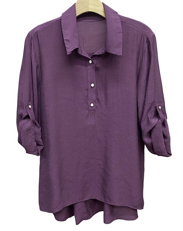 Camisa Botões Viscose