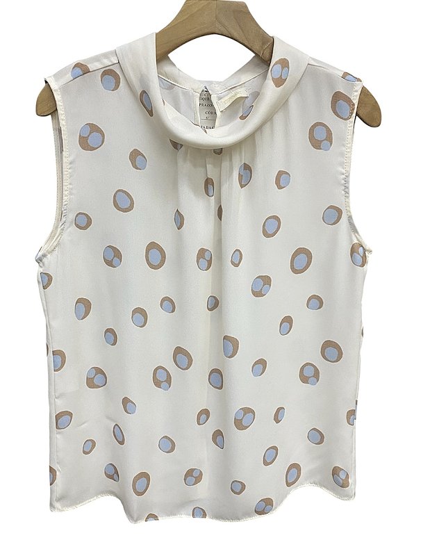 Blusa Regata Gola Crepe
