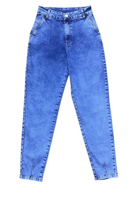 Calça Mom Cintura Alta Jeans
