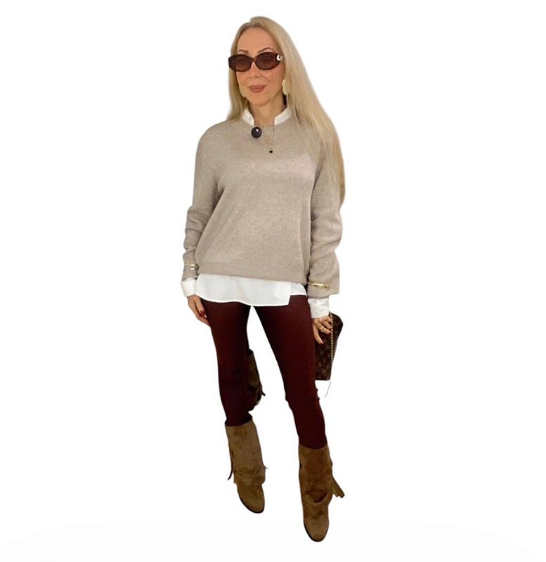 Blusa Manga Longa Cashmere