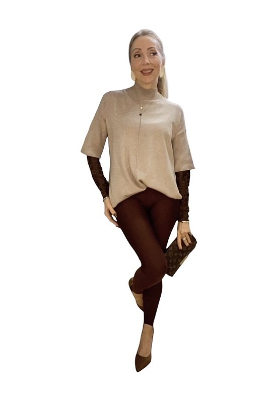 Calça Legging Pezinho Poliamida