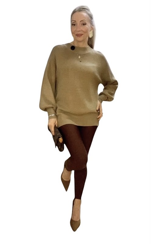 Blusa Manga Longa Cashmere