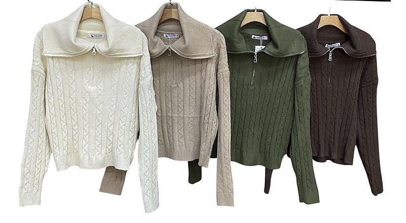 Blusa Gola Zíper Cashmere