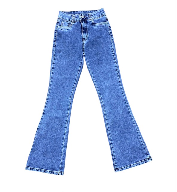 Calça Flare Petit Cintura Alta Jeans