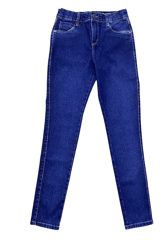 Calça Cigarrete Cintura Alta Jeans
