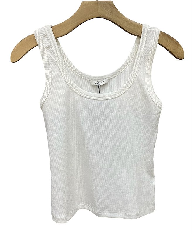 Blusa Regata Malha Rib