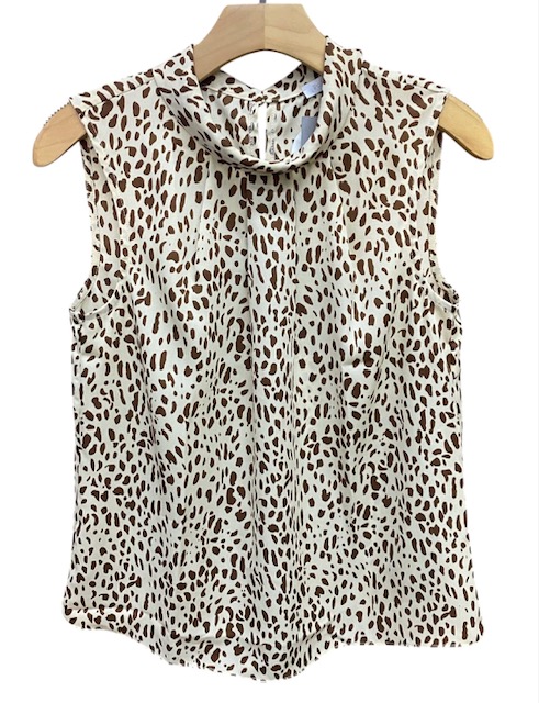 Blusa Regata Animal Print Viscose