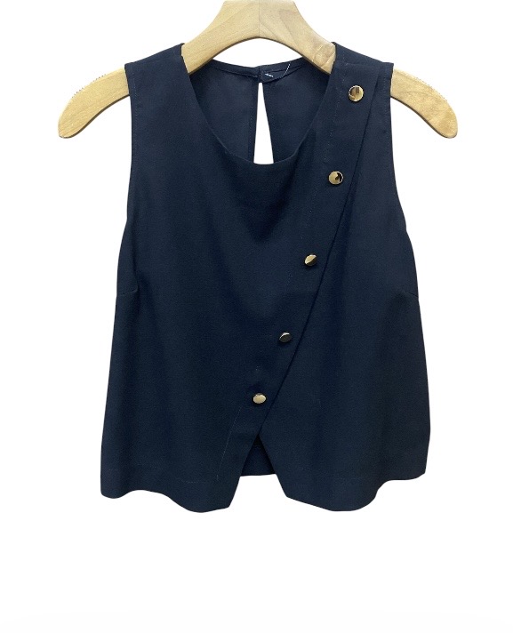 Cropped Botões Viscose