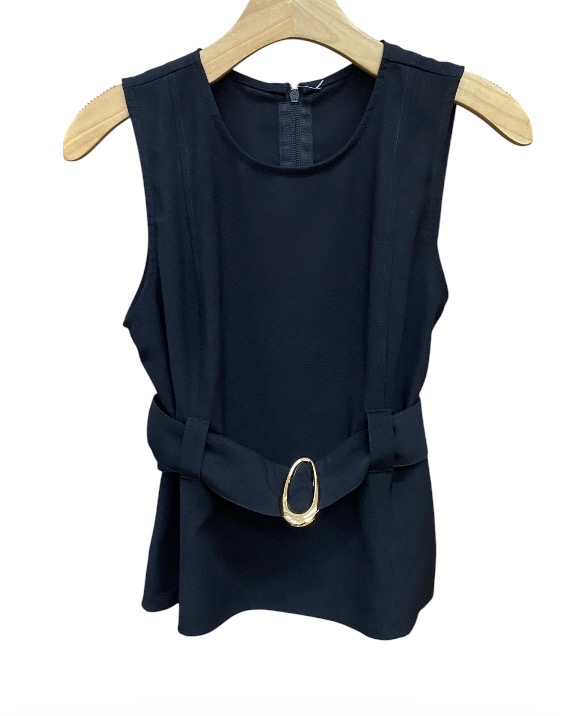 Blusa Regata Presponto Cinto Alfaiataria